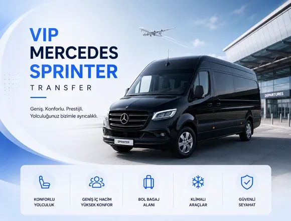 VIP Mercedes Sprinter — Kıbrıs Grup Transfer Aracı